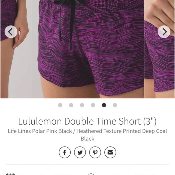 Lululemon Double Time Short - Picture 10 of 12